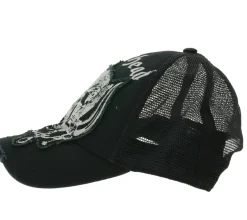 Caps & Mützen*BioworldMerch Motörhead Trucker-Cap Baseball-Cap Baumwoll-Cap mit Netzeinsatz Fan-Artikel TC110380MTR Schwarz/Weiß