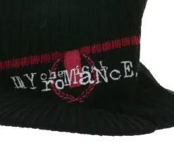 Caps & Mützen*BioworldMerch My Chemical Romance Unisex Beanie mit Schriftzug Schirm-Beanie Freizeit-Mütze Schwarz/Pink/Weiß
