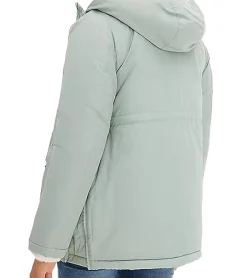 Große Größen|Mäntel & Jacken*O46bpx nachhaltige 3in1 Jacke Damen Schwangerschafts-Jacke Stepp-Jacke Umstandsmode mit Trageeinsatz 945524 Grün