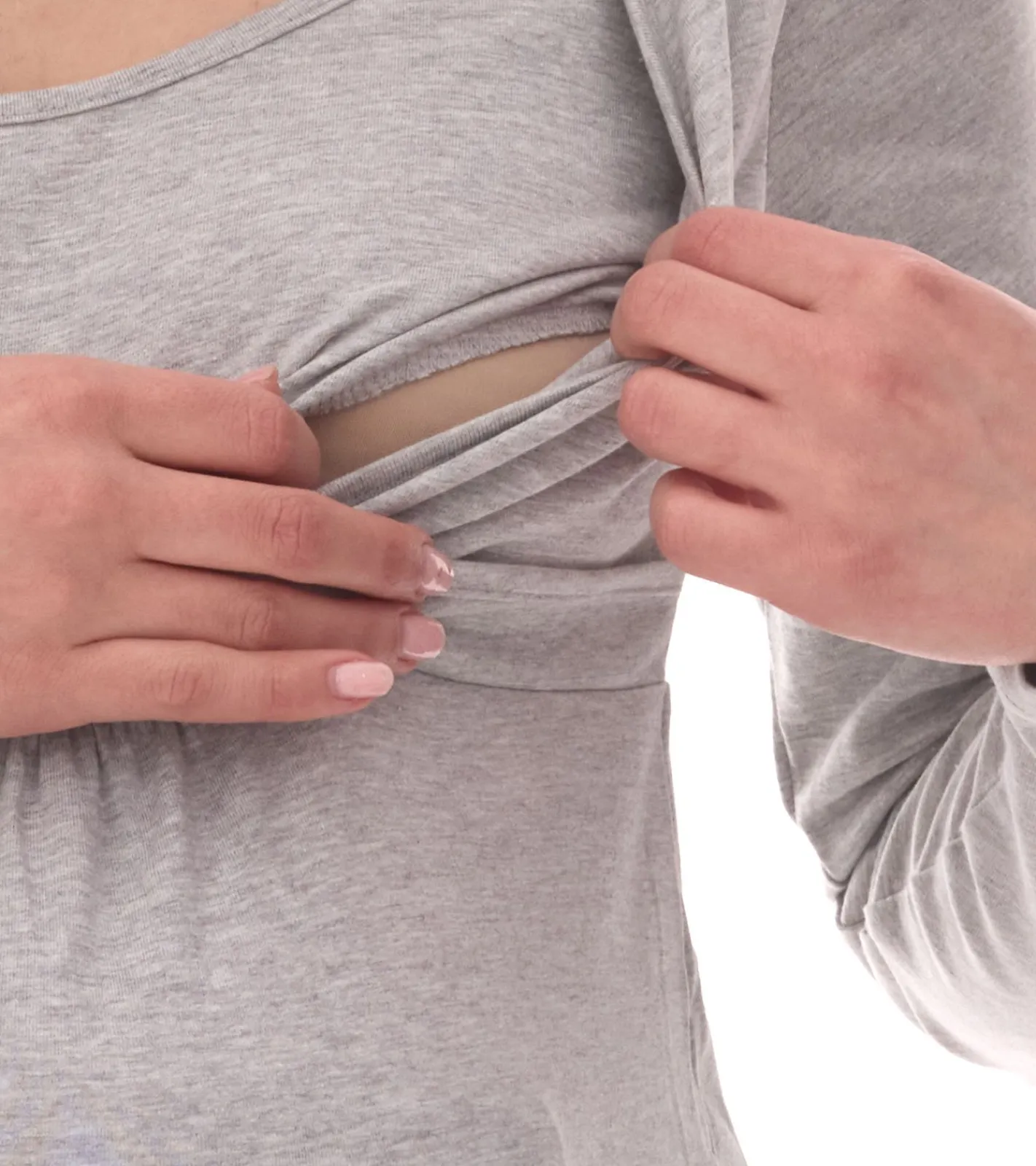 Sweater & Pullover*neun 9 monate Damen schlichtes Schwangerschafts-Shirt Umstands-Mode 44189220 Grau