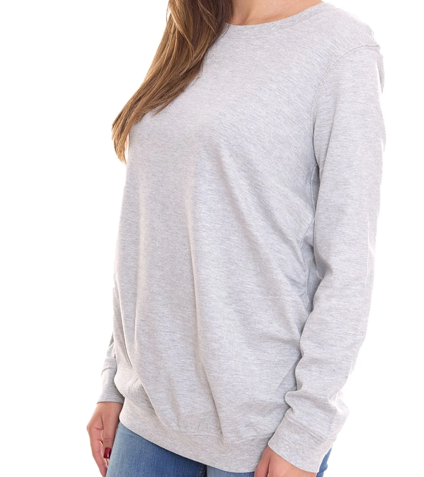 Sweater & Pullover*neun 9 monate Damen schlichtes Schwangerschafts-Shirt Umstands-Mode 54707926 Grau