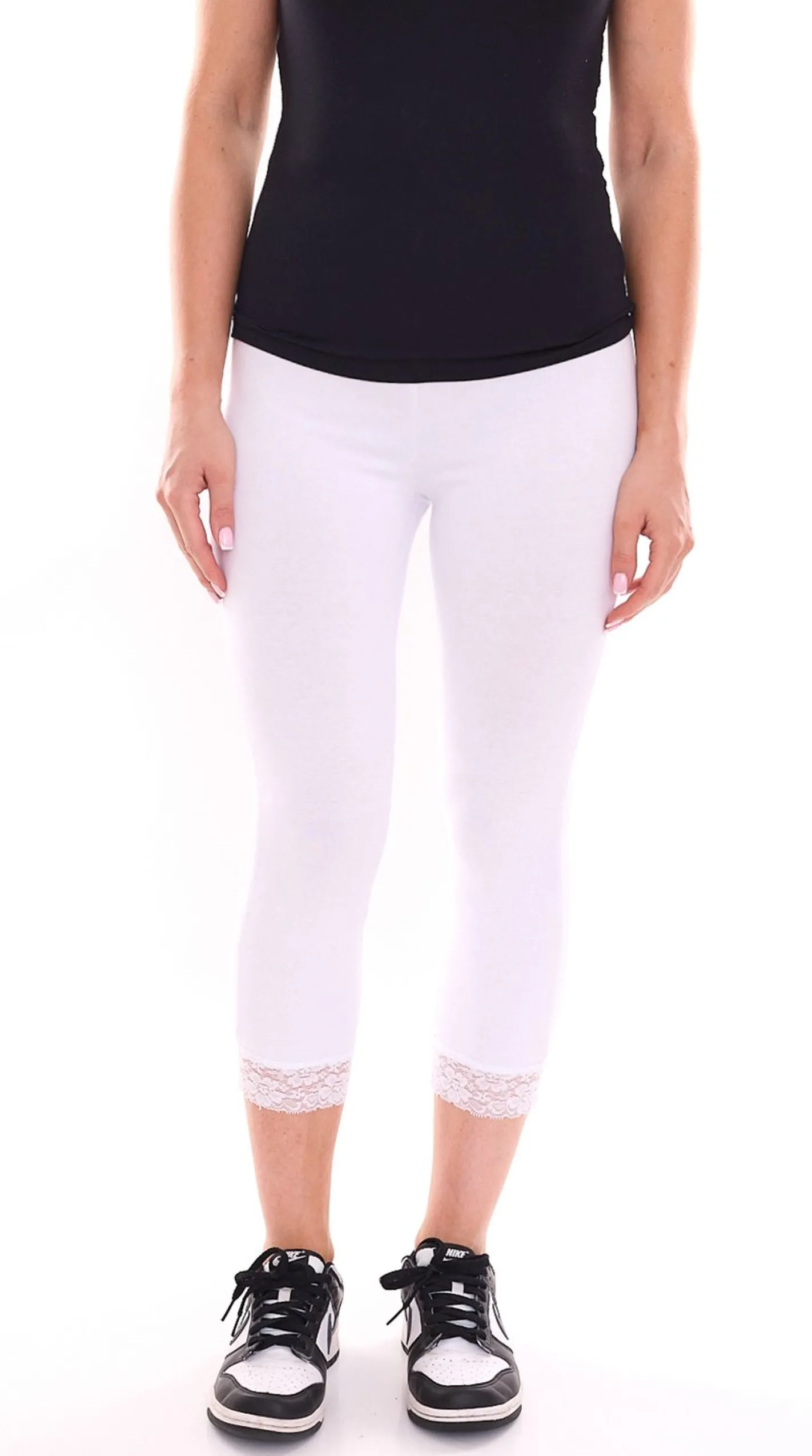 Hosen & Jeans*neun 9 monate Damen Umstands-Hose bequeme Schwangerschafts-Hose 82137015 Weiß