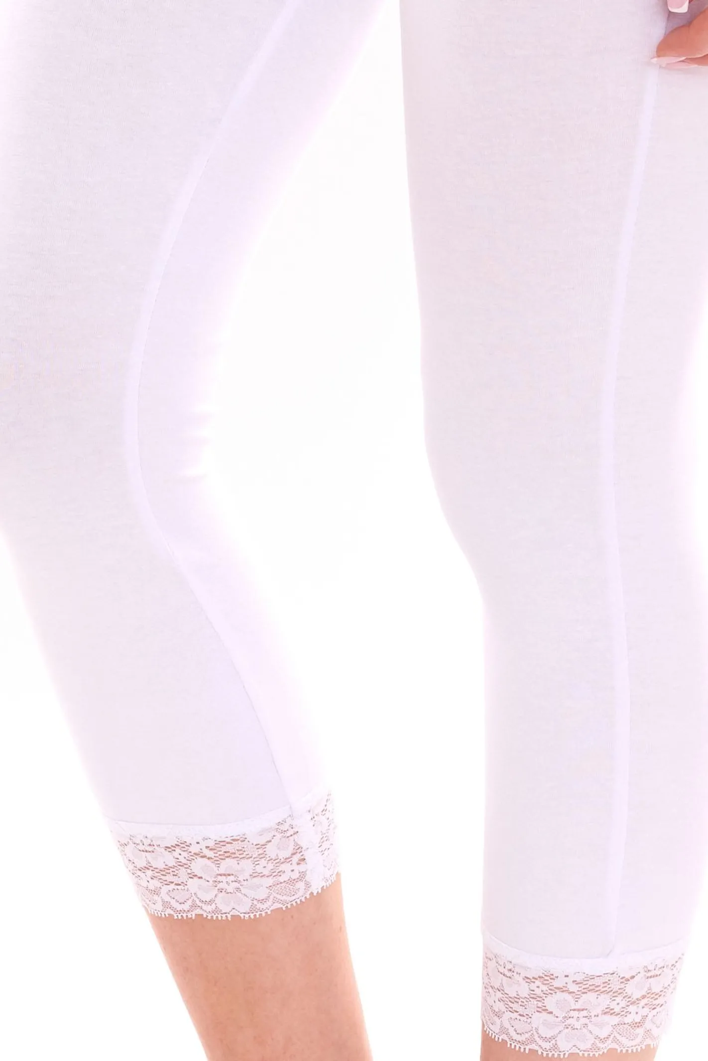 Hosen & Jeans*neun 9 monate Damen Umstands-Hose bequeme Schwangerschafts-Hose 82137015 Weiß