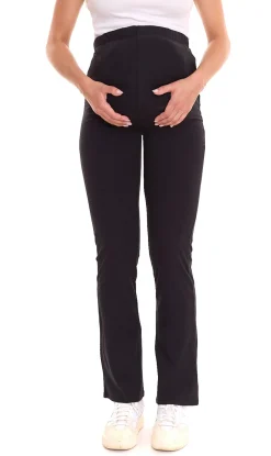 Hosen & Jeans*neun 9 monate Damen Umstands-Leggings bequeme Schwangerschafts-Hose Umstandsmode 73414137 Schwarz