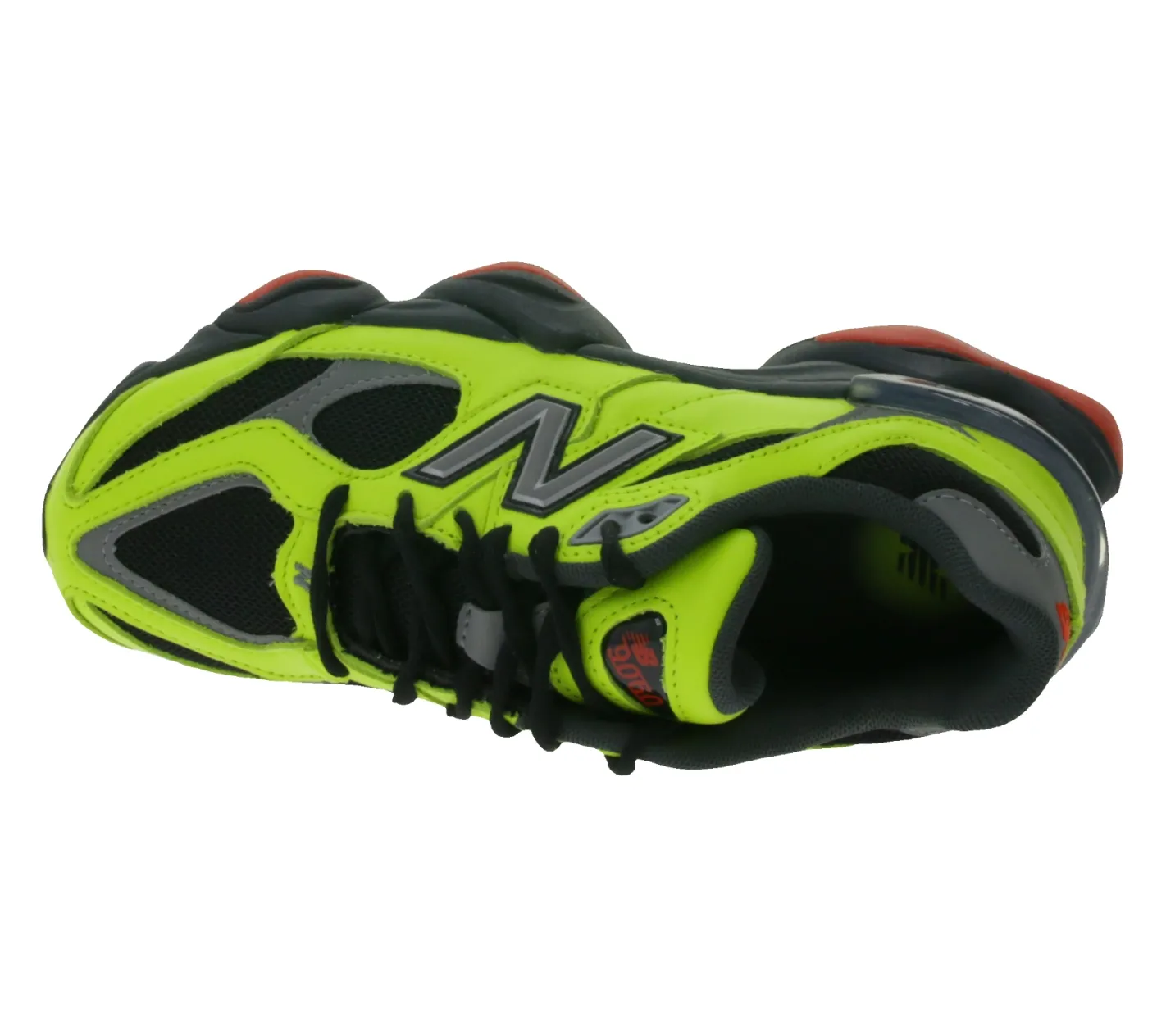 Sneaker & Turnschuhe*New Balance Herren und Damen Sneaker stylische Echtleder-Schuhe mit Dual-Density-Mittelsohle U90650NRG Neongelb/Schwarz