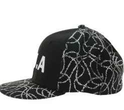 Caps & Mützen*BioworldMerch NIGGAZ WIT ATTITUDES Damen und Herren Hip Hop Cap Baumwoll-Cap Flat-Rim TC109821NWA Schwarz