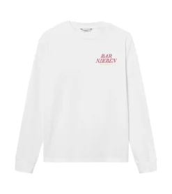 T-Shirts & Tank Tops|Pullover & Sweater*Nikben Herren Langarm-Shirt nachhaltiges Baumwoll-Pullover Rundhals-Shirt Sweatshirt 6319 Weiß