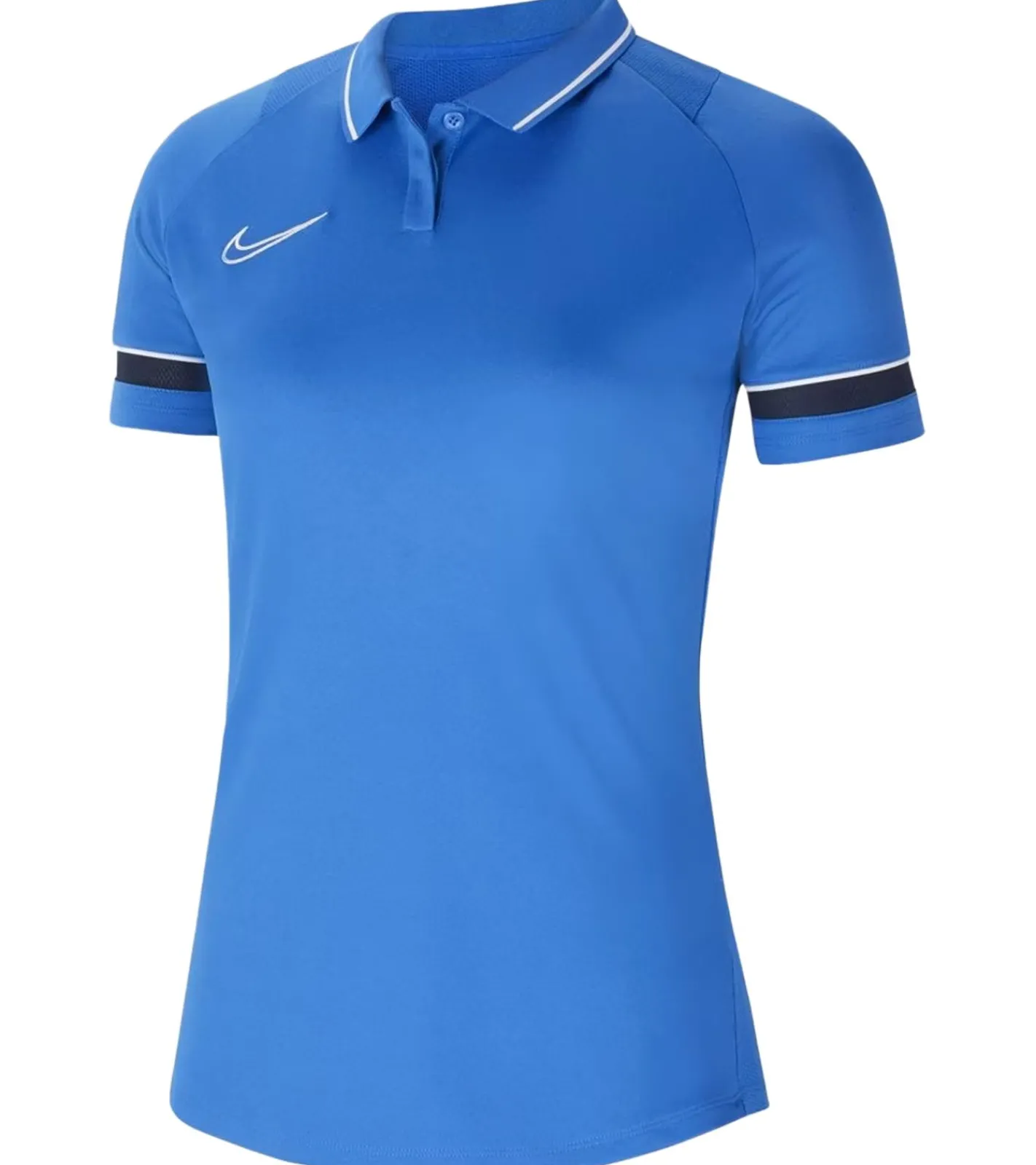 Poloshirts & Blusen*NIKE Academy 21 Damen Polo-Shirt mit Dri-FIT-Technologie Polo-Hemd mit Mesh-Einsätze CV2673-463 Blau