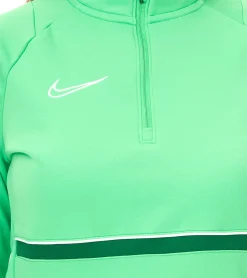 Fitnessmode & Jogginghosen|Sweater & Pullover*NIKE Academy 21 Dry Drill Longsleeve Damen Trainings-Top mit Half-Zip Sweatshirt mit Dry-Fit CV2653 in Gelb oder Grün