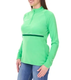 Fitnessmode & Jogginghosen|Sweater & Pullover*NIKE Academy 21 Dry Drill Longsleeve Damen Trainings-Top mit Half-Zip Sweatshirt mit Dry-Fit CV2653 in Gelb oder Grün