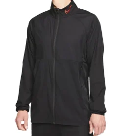 Sportoberbekleidung|Jacken & Mäntel*NIKE Academy Deutschland Herren Fußball-Jacke mit DRI-FIT-Technologie leichte Trainings-Jacke mit Mesh-Einsätzen BQ7346-013 Schwarz