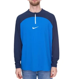 Pullover & Sweater|Jogginghosen & Fitnessmode*NIKE Academy Pro Dry Drill Longsleeve Herren Trainingsjacke mit Half-Zip Sportjacke mit Dry-Fit DH9230-463 Blau