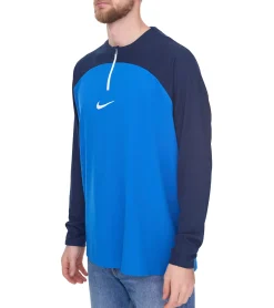 Pullover & Sweater|Jogginghosen & Fitnessmode*NIKE Academy Pro Dry Drill Longsleeve Herren Trainingsjacke mit Half-Zip Sportjacke mit Dry-Fit DH9230-463 Blau