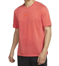 T-Shirts & Tank Tops*NIKE Dri-Fit ADC Herren Sport-Shirt nachhaltiges Trainings-Shirt mit Pro-Material DD1703-825 Rost-Rot