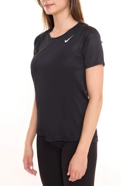 T-Shirts & Tank Tops|T-Shirts & Tank Tops*NIKE Dri-FIT Race für Damen Dri-FIT UV Miler für Herren Dri-FIT Miler für Kinder T-Shirt Fitness-Shirt Sport-Shirt Schwarz Damen / Dri-FIT Race