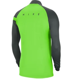 Pullover & Sweater*NIKE Dry Academy Pro Drill Top Herren Sweatshirt mit Dri-FIT Longsleeve Lauf-Shirt BV6916-398 Grün/Schwarz