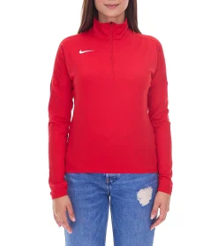Fitnessmode & Jogginghosen|Sweater & Pullover*NIKE Dry Element Longsleeve Damen Trainings-Top mit Half-Zip Sweatshirt mit Dry-Fit NT0316-657 Rot