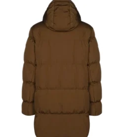 Sportoberbekleidung|Jacken & Mäntel*NIKE Jordan Herren Winter-Mantel Puffer-Jacke mit verstellbarer Kapuze Stepp-Mantel DQ7346-385 Braun