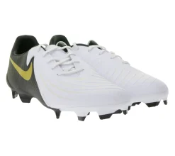 Fußballschuhe|Ballsport*NIKE Phantom GX II 2 FG Academy FG/MG Fußball-Schuhe mit gedämpfter Innensohle Nocken-Schuhe FD6723 100 Weiß/Schwarz