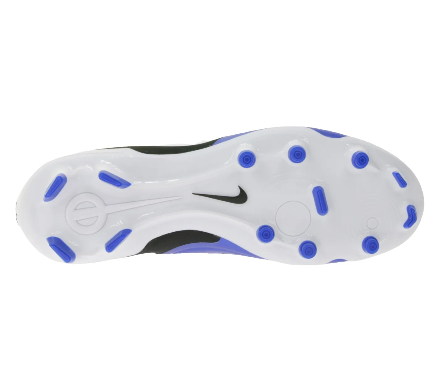 Fußballschuhe|Ballsport*NIKE Phantom Tiempo Legend 10 Academy FG/MG Fußball-Schuhe mit gepolsterte Innensohle Nocken-Schuhe DV4337 400 Dunkelblau