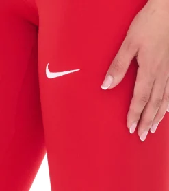 Sportunterbekleidung|Ballsport*NIKE Sporttight Damen Trainings-Hose mit DRI-FIT-Technologie leichte Sport-Hose atmungsaktive Fußball-Hose Slim-Fit NT0314-657 Rot
