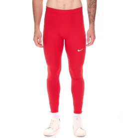 Sportunterbekleidung|Ballsport*NIKE Sporttight Herren Trainings-Hose mit DRI-FIT-Technologie leichte Sport-Hose atmungsaktive Fußball-Hose Slim-Fit NT0313-657 Rot