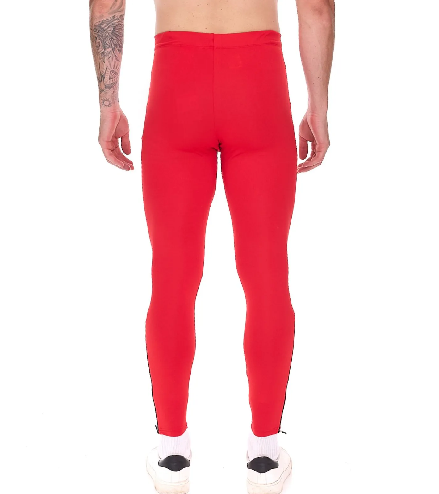 Sportunterbekleidung|Ballsport*NIKE Sporttight Herren Trainings-Hose mit DRI-FIT-Technologie leichte Sport-Hose atmungsaktive Fußball-Hose Slim-Fit NT0313-657 Rot