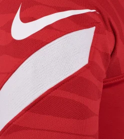 Pullover & Sweater|Sportoberbekleidung*NIKE Strike 21 Dry Drill Longsleeve Herren Trainings-Pullover mit Half-Zip Sport-Troyer mit Dry-Fit Langarm-Shirt CW5858-657 Rot