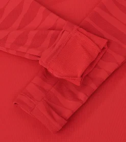 Pullover & Sweater|Sportoberbekleidung*NIKE Strike 21 Dry Drill Longsleeve Herren Trainings-Pullover mit Half-Zip Sport-Troyer mit Dry-Fit Langarm-Shirt CW5858-657 Rot