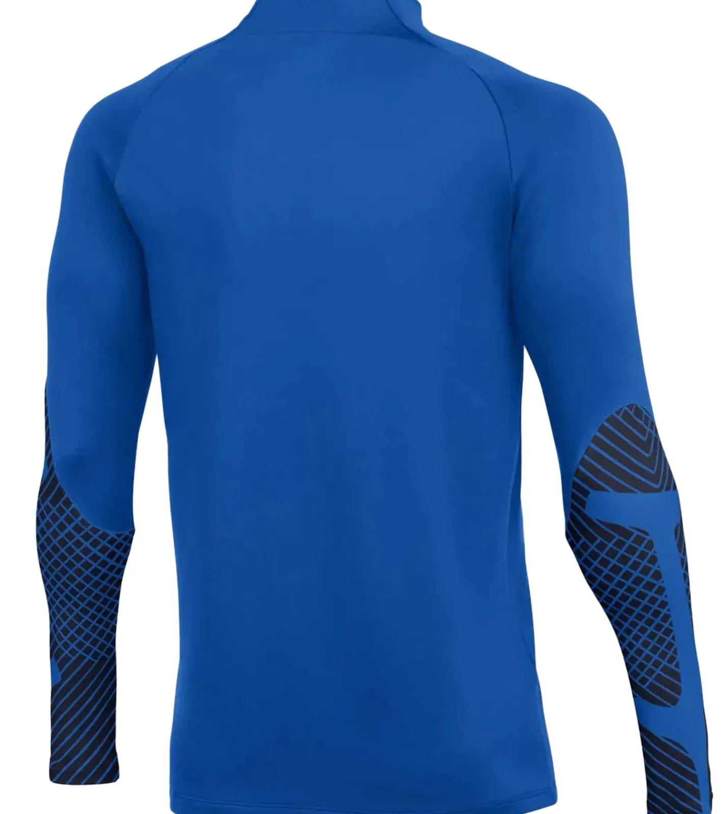 Pullover & Sweater|Sportoberbekleidung*NIKE Strike Dril Herren langes Sport-Shirt mit DRI-FIT-Technologie leichtes Trainings-Longsleeve Fußball-Shirt mit geometrischem Muster DH8732-463 Blau