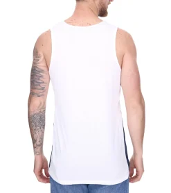 T-Shirts & Tank Tops*NIKE Team Basketball Herren Tank-Top mit DryFit Sport-Shirt Trainings-Shirt NT0199-101 Weiß/Dunkelblau