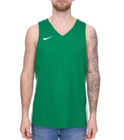 T-Shirts & Tank Tops|Sportoberbekleidung*NIKE Team Basketball Herren Tank-Top mit DryFit Sport-Shirt Trainings-Shirt NT0199-302 Grün/Weiß