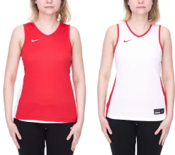 Fitnessmode & Jogginghosen|Tops & T-Shirts*NIKE Team Basketball Reversible Damen Tank-Top mit Dri-FIT-Technologie Trainings-Shirt wendbares Sport-Shirt NT0213-657 Rot/Weiß
