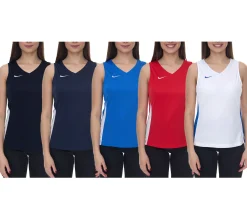 Sportoberbekleidung|Tops & T-Shirts*NIKE Team Fitness Damen Tank-Top mit DryFit Sport-Shirt Trainings-Shirt NT0211 Rot, Blau, Weiß, Schwarz, Grün