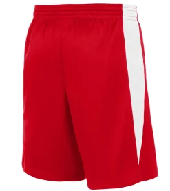 Sportunterbekleidung|Ballsport*NIKE Team Kinder Basketball-Hose atmungsaktive Sport-Shorts für Mädchen und Jungen kurze Sport-Hose leichte Trainings-Shorts Fitness-Hose NT0202-657 Rot/Weiß