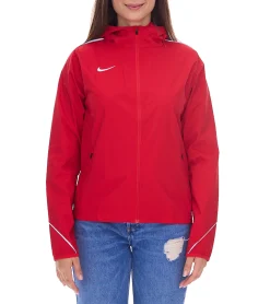 Sportoberbekleidung|Fitnessmode & Jogginghosen*NIKE Woven Damen Trainings-Jacke mit DRY-FIT Technologie Sport-Jacke Fitness-Jacke NT0320-657 Rot