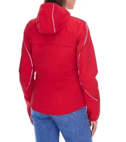 Sportoberbekleidung|Fitnessmode & Jogginghosen*NIKE Woven Damen Trainings-Jacke mit DRY-FIT Technologie Sport-Jacke Fitness-Jacke NT0320-657 Rot