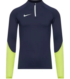 Pullover & Sweater|Jogginghosen & Fitnessmode*NIKE Strike 23 Drill Top Herren Trainings-Pullover mit Dri-FIT-Technologie Slim-Fit Troyer-Shirt Fitness-Longsleeve mit MoveToZero DR2294-452 Dunkelblau/Gelb
