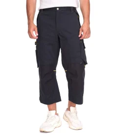 Jeans & Hosen*NORTHERN COUNTRY Bundhose Herren Sommer-Arbeitshose Cordura-Verstärkt Berufsbekleidung Heimwerker-Hose 7/8 Hose 78296434 Schwarz