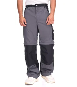 Jeans & Hosen*NORTHERN COUNTRY Herren Arbeits-Hose mit Knie-Verstärkung Berufsbekleidung Heimwerker-Hose 12746943 Grau/Schwarz