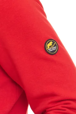 Pullover & Sweater*NORTHERN COUNTRY Herren Kapuzen-Pullover Baumwoll-Hoody Langarm-Shirt 00009469 Rot