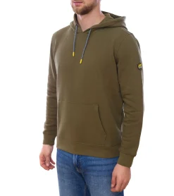 Pullover & Sweater*NORTHERN COUNTRY Herren Kapuzen-Pullover Baumwoll-Hoody Langarm-Shirt 00009469 Grün