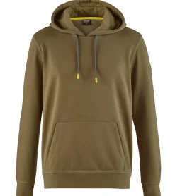 Pullover & Sweater*NORTHERN COUNTRY Herren Kapuzen-Pullover Baumwoll-Hoody Langarm-Shirt 00009469 Grün