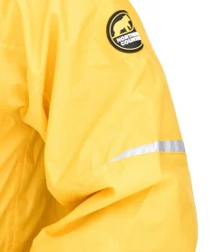 Jacken & Mäntel*NORTHERN COUNTRY Herren nachhaltige Fahrrad-Jacke mit Reflektoren Regen-Jacke mit versteckter Kapuze wasserabweisende Übergangs-Jacke 55448815 Gelb