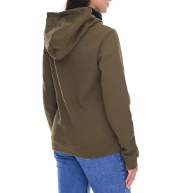 Sweater & Pullover*OCEAN SPORTSWEAR Damen 2-Teiliges Set bestehend aus Hoody und Loop-Schal Kapuzen-Pullover Baumwoll-Hoodie 42696662 Grün/Schwarz