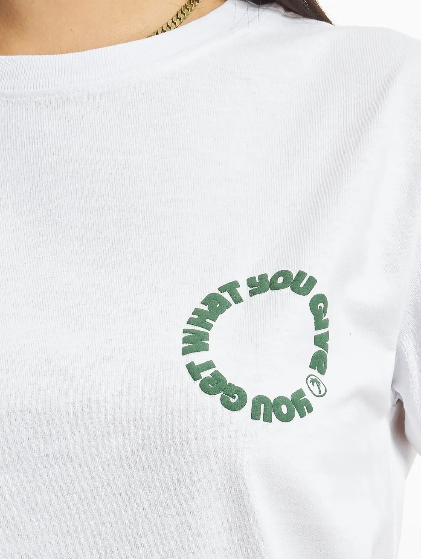 Tops & T-Shirts*On Vacation Damen Circle T-Shirt weiß