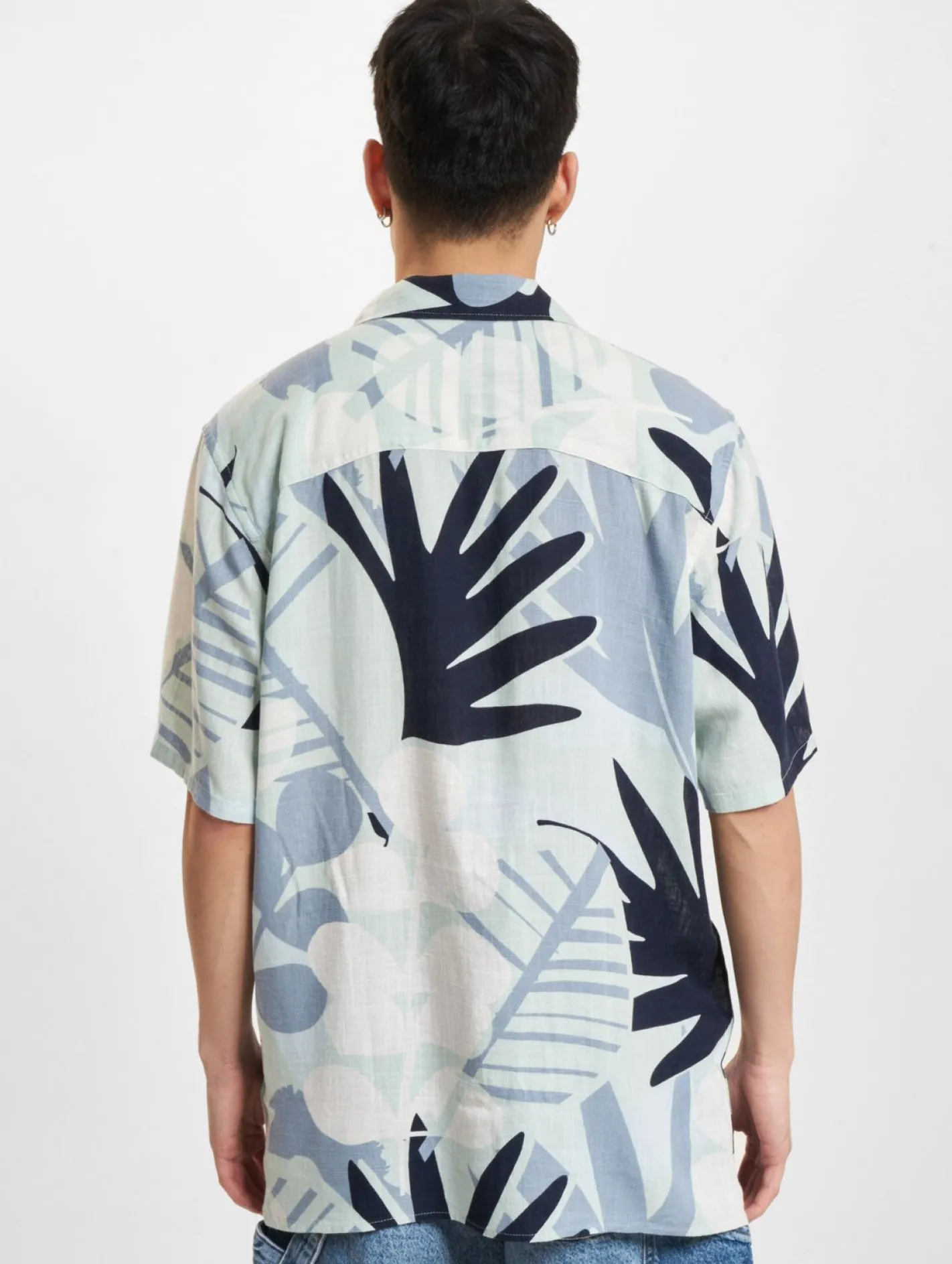 T-Shirts & Tank Tops*ONLY & SONS Bertil Reg Visc Linen AOP T-Shirts Bergfrühling