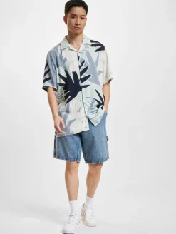 T-Shirts & Tank Tops*ONLY & SONS Bertil Reg Visc Linen AOP T-Shirts Bergfrühling