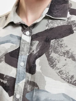 Hemden & Poloshirts*ONLY & SONS Bud Life Linen Hemden Surfspray