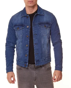 Jacken & Mäntel*ONLY & SONS Coin Life Herren Jeans-Jacke zeitlose Freizeit-Jacke 22010451 Blau